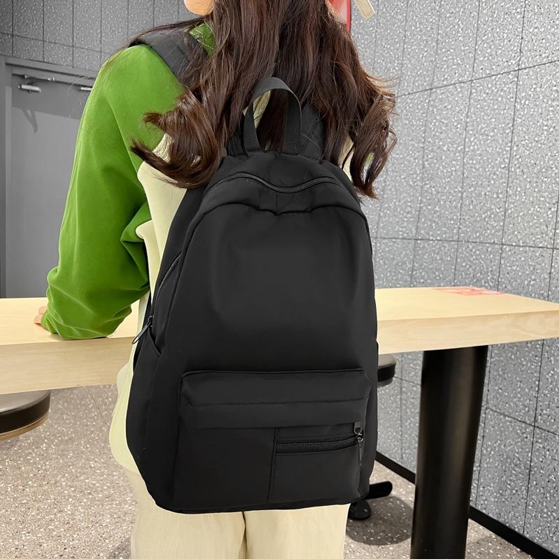 Large-capacity Student Backpacks for Junior and Senior High School Students, Simple and Versatile Bags for Both Boys and Girls