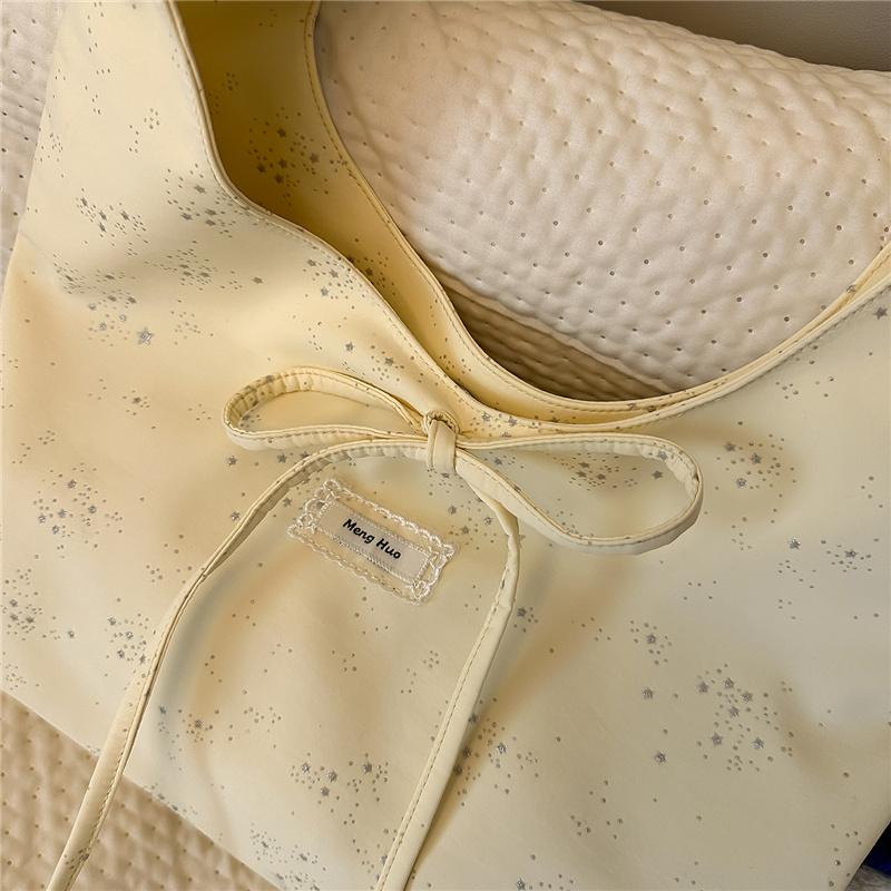 Sac à bandoulière de couleur unie Sac fourre-tout grande capacité pour femme