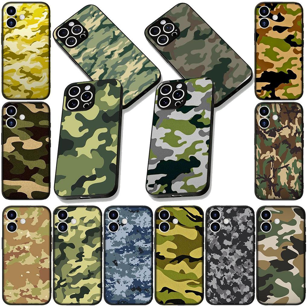 Soft Cover for Xiaomi Poco C75 C65 C71 C85 X7 X6 M6 M7 F7 F8 Ultra F6 Pro Coque Phone Case Camo Military Army Camouflage Pattern