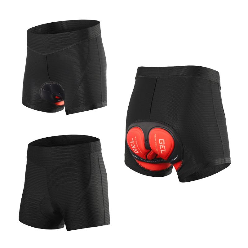 ARSUXEO Men's Cycling Shorts Bike Underwear Compression 5D Gel Pad Mountain Bicycles Clothing Underpants Shockproof Breathable