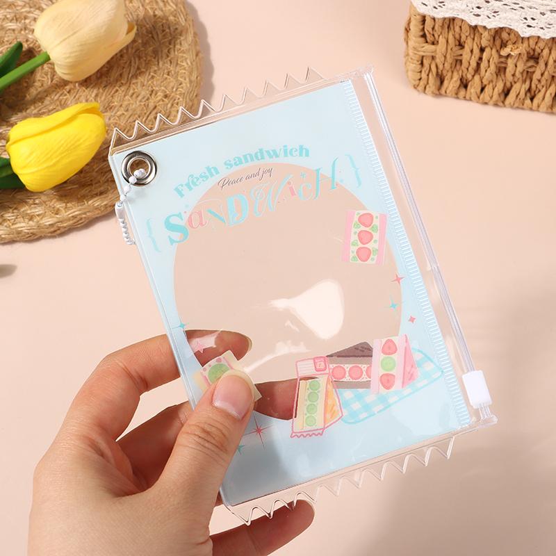 Transparent Candy Bag Photocard Holder Keyring Props Badge Display Bag Pendant Idol Photo Card Protective Cover Card Holder