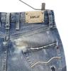 Replay Blue Jeans Damage-Verarbeitung Skinny Denimhose W24 Blue Jeans Damen Gebraucht