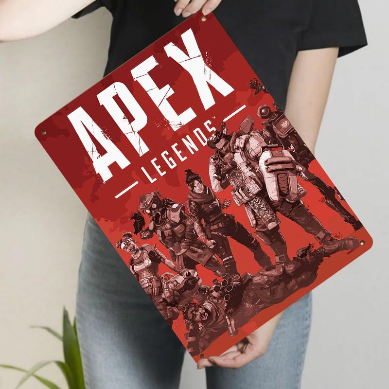 

Apex Legends Game Characters Custom Metal Tin Sign Wall Art Decor for Gamers Room Home Decoration 20x30cm（7.8x11.8inch）