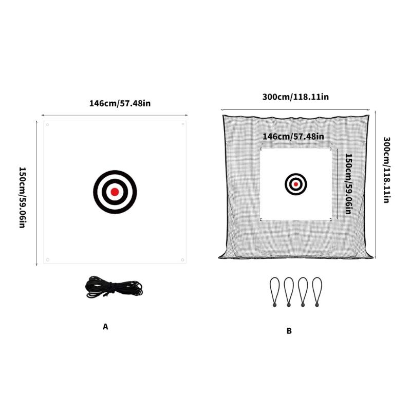 Golf Practice Training Targets Golf Targets Cloth Hitting Net Driving Range Golf Hittin Net Golf Practice Equipment