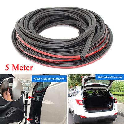 Car Rubber Strips 4m/8m Insulation Seal Door Stickers Protection Guards Interior Edge Accessories Weatherstrip Automotive T C2I2
