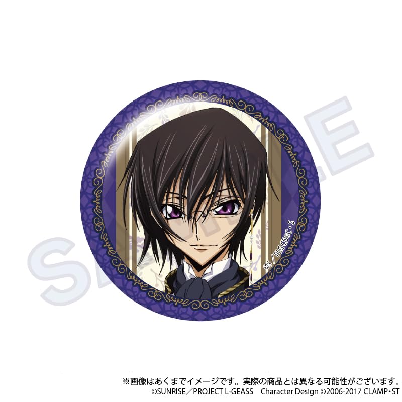 Code Lelouch of the Rebellion Lelouch Trading Collection Can Badge Box of 6 Geass ver.