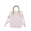 Internet Celebrity Bag New 2025 Korean Version Stone Pattern Personalized Handbag Ins Women Glossy Messenger Tote Bag Pu