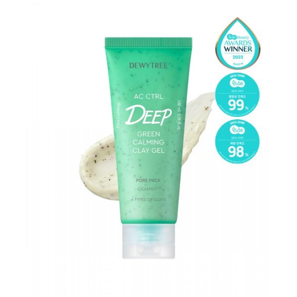 Dewytree Ac Control Deep Green Beruhigendes Ton-Gel Poren-Peeling 100ml