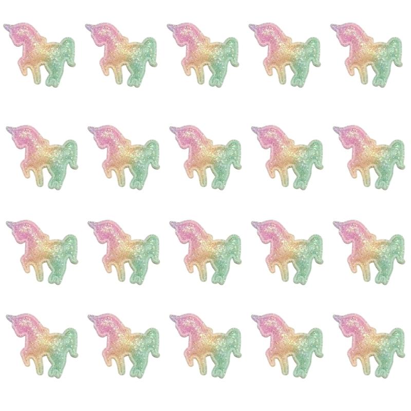 20Pcs Colorful Animal Appliques Sequins Animal Sewing on Fabric Appliques For Jackets Jeans Backpacksat Clothing
