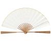  Blank Rice Paper Fan Hangings Fan Decorative Fan Folding Craft Fan Cover Decorative Fan
