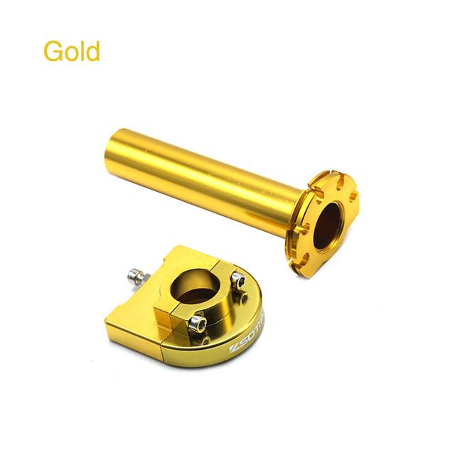 ZSDTRP 7/8" Aluminum Throttle Grip Twist Quick Action Gas Throttle Settle With Cable For Dirt Pit Bike 50cc 110cc 125cc