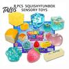 Talos 4/8Pcs Stress Relief Squeeze Toy, Anxiety Reduction Sensory Soft Stretchy Fidget Party Favors for Kids Adults