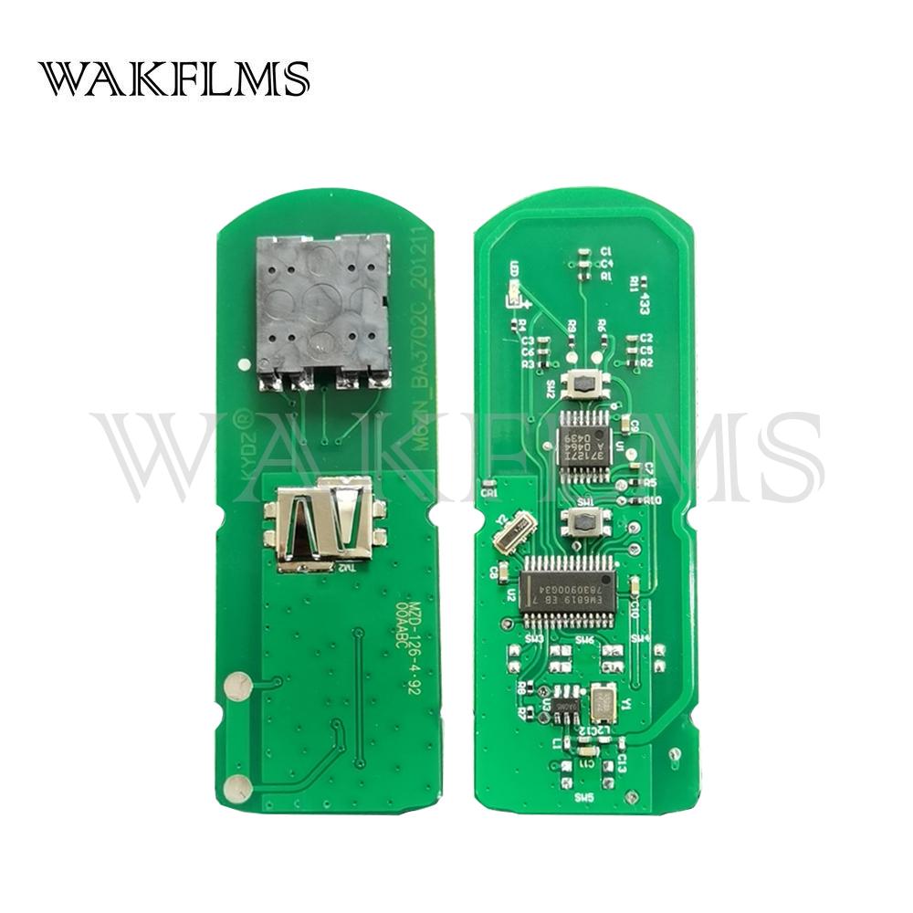 SKE11B-04 SKE11A-03 SKE11A-04 For Mazda CX-9 CX-7 MX-5 MIATA Mazda3 2010-2015 Smart Car Key 4D63+ Chip EJY2-67-5RY