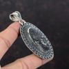 Krysantemumpendant Ädelstenshantverkspendant 925 Sterling Silver Pendant Krysantemumsmycken Vacker Vintagehänge Förlovningsgåva