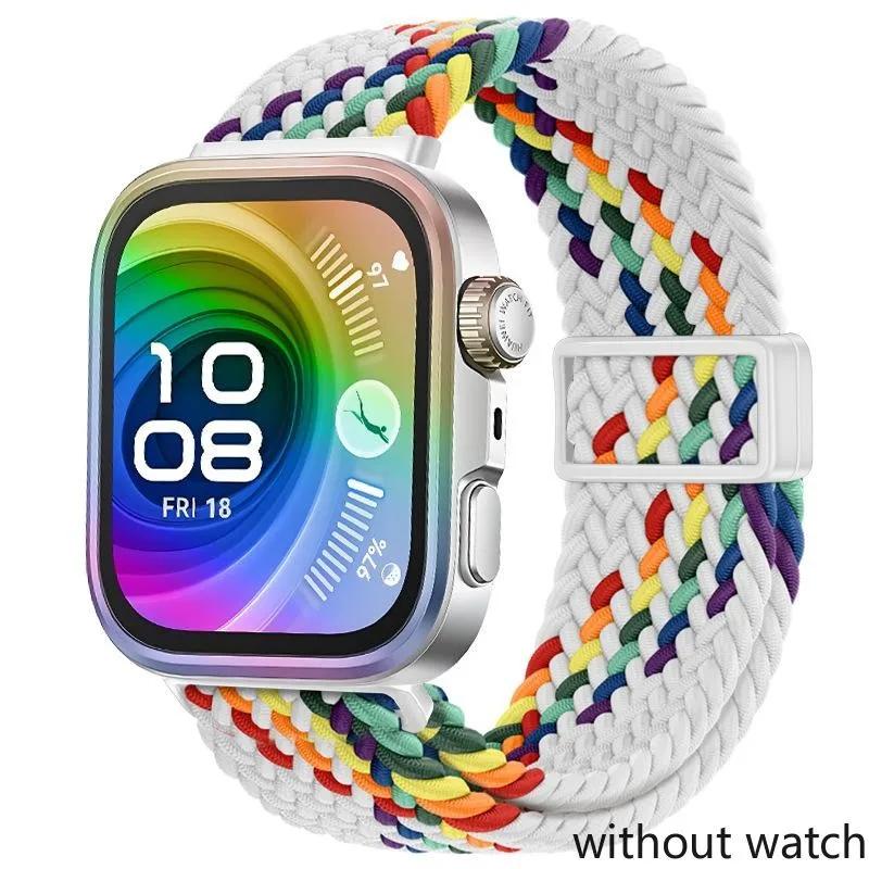 Nylon Magnetic Strap for Huawei Watch Fit 4/3 Braided Breathable for Huawei Watch Fit 4 Pro Sport Bracelet Watchband Accessories