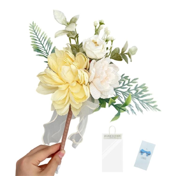 

Artificial Flower Pen Simulated Bouquet Writing Appreciation Present For Teachers Birthdays Thanksgiving Graduation Day жёлтый