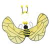 3 Pieces Bumblebees Costume Kit for Kids Adult Honeybee Costume Honeybee Headband for Halloween Cosplay Party Props