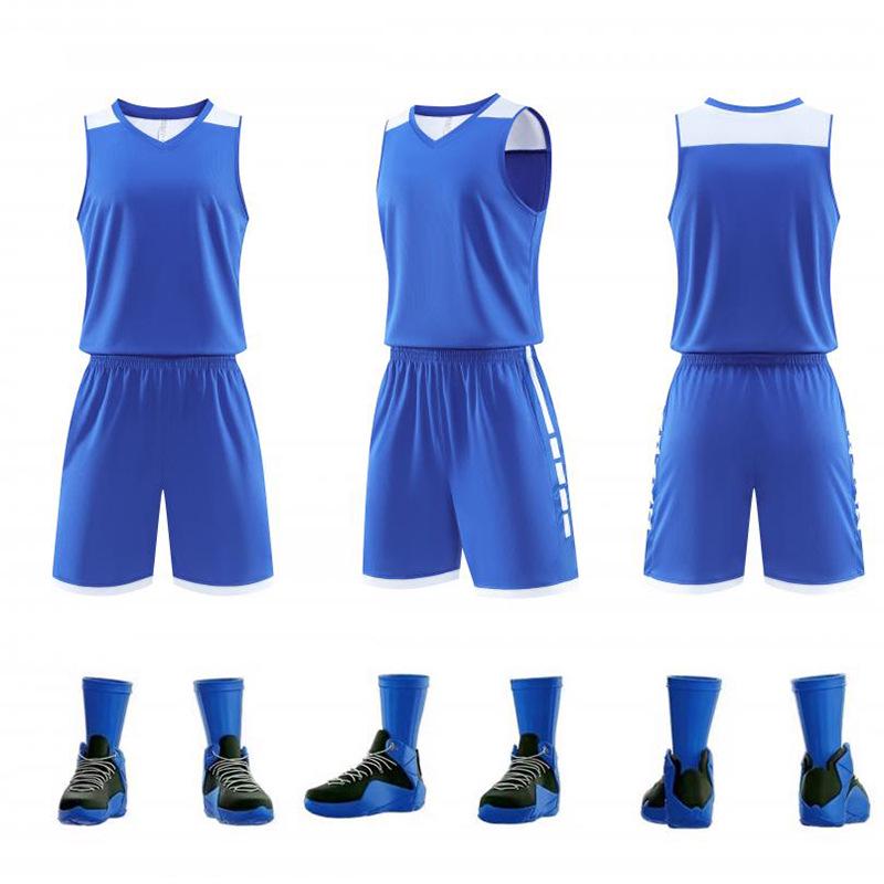 Speedy Quick-Drying Breathable Basketball Uniform Set for Men's Training & Competitions