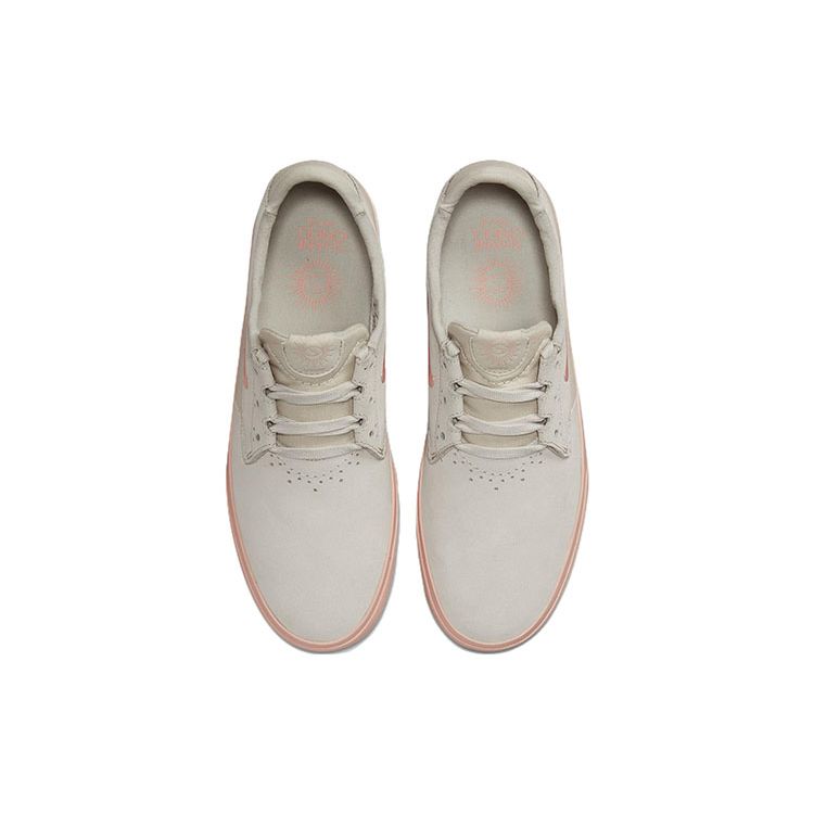 Nike SB Shane Kožené Sportovní Prodyšné Lehké Odolné Protiskluzové Nízké Skate Boty Unisex Tenisky Šedé Růžové BV0657-106