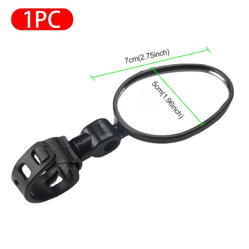 Motorcycles Rear View Mirror Safety Side Mirror Bicycle View Turning Left Right Mirror Adjustable Mini Cycle Rear View Mirrors