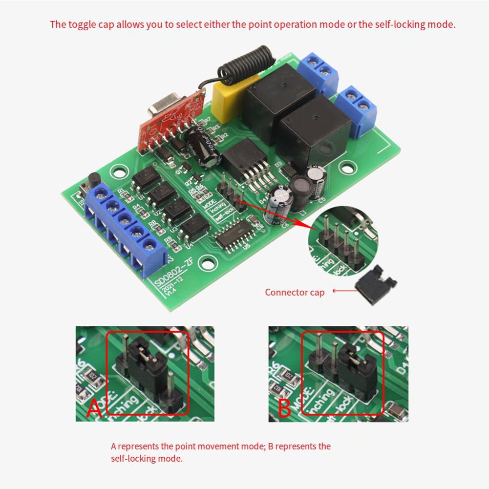 Remote Control Motor Forward And Reverse Controller Relay Drive Control Module For Electrical Equipment Tool Accessory