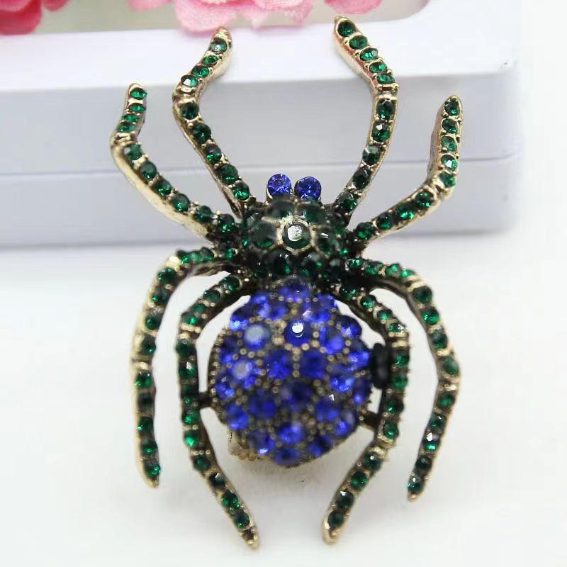 Broșă din Cristal Păianjen: Broșă Eșarfă Diamant la Modă & Accesoriu Bijuterii Decorative