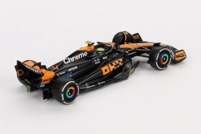 MINI GT x MiJo Exclusives McLaren F1 MCL60 2023 2nd Place Winner Japanese Grand Prix Lando Norris Finished Model 1/64 #4