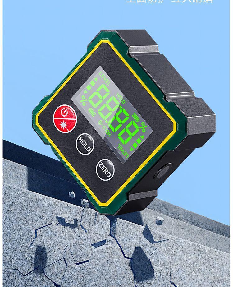 Magnetic Mini Protractor Laser Digital Inclinometer