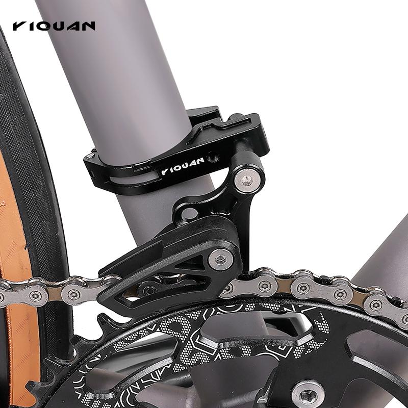 ESLNF MTB Bicycle Chain Guide Drop Catcher 31.8 34.9 Clamp Mount Adjustable for Mountain Gravel Bike Single Disc 1X System