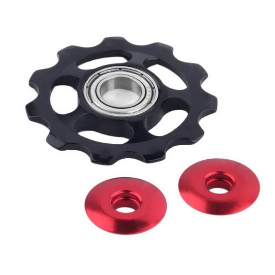Bearing Guide Roller CNC Anodizing Anti-deformation Metal Wear-resistant Rear Derailleur for MTB