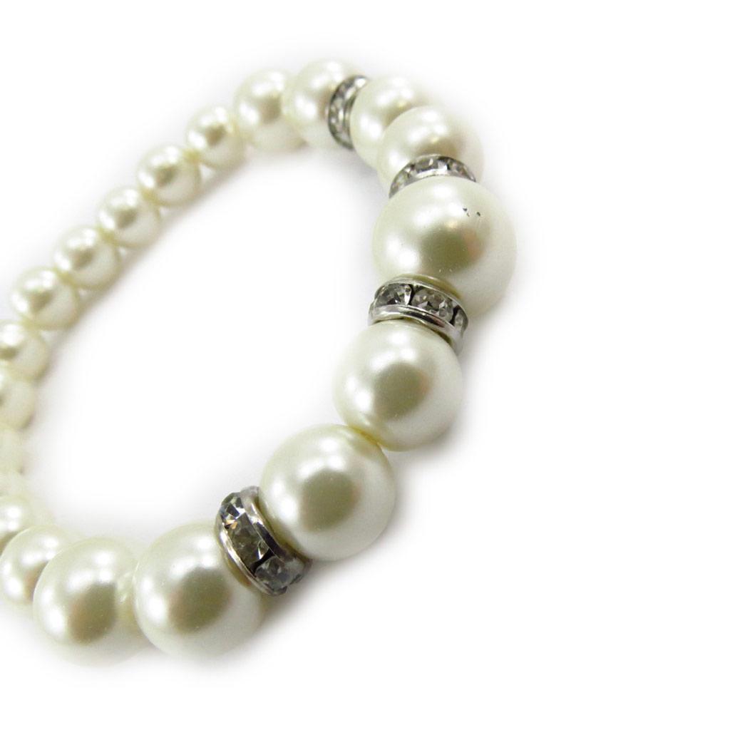 Les Trésors De Lily [J6882] - Bracelet 'Sissi' ivoire