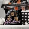 American Singer Whitney Houston Pillow Case Office Cushions Suitable For Sofa Car Bedroom Decorative Cushion Cover