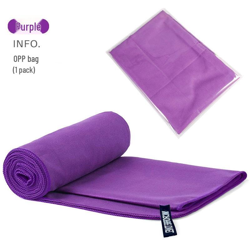 Ultra-Fine Double-Sided Quick-Dry Plush Towel - Beach, Sports & Sweat-Absorbing, Customizable with Logo