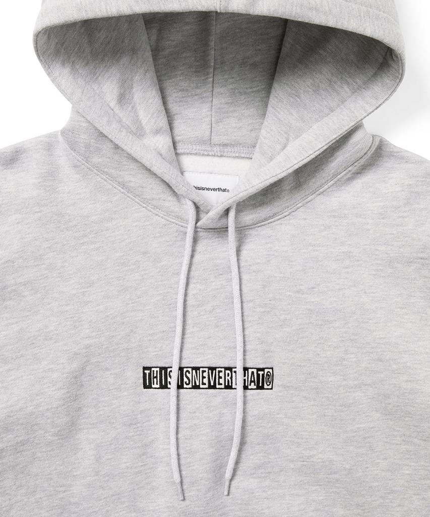 Checkerboard Logo Hoodie Heather Gray