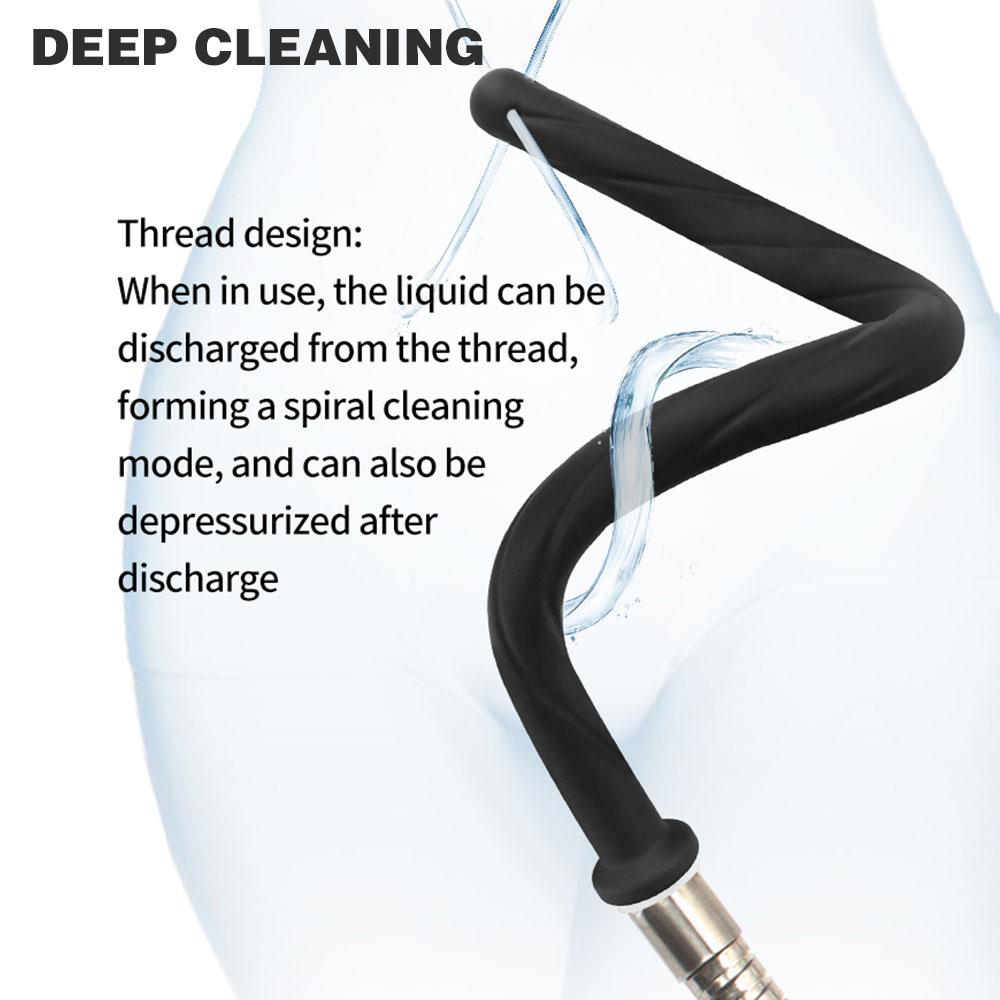 Unisex Anal Einlauf Rohr Vaginal Waschen Rektale Reinigung Dusche Bidet Schlauch Dusche Düse Rohr Butt Plug Anal Behandlung Sex