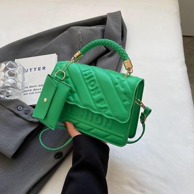 Módní Dámská PU kůže Samll čtvercová taška přes rameno Vintage jednobarevná crossbody kabelka s horní rukojetí a malou kabelkou