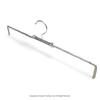 MAWA Skirt Mini Set of Glitter 37cm Steel with Special Plastic Coating Hangers, Size, 10, Gold, Wide, 1.2cm Thick,