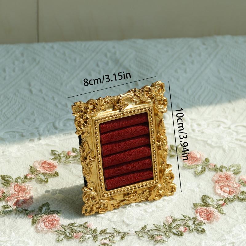 Jewelry display stand - vintage european style photo frame ring organizer tray - accessories