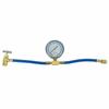 R134A Charging Hose To Refrigerator with Gauge, AC Recharge Hose Kit