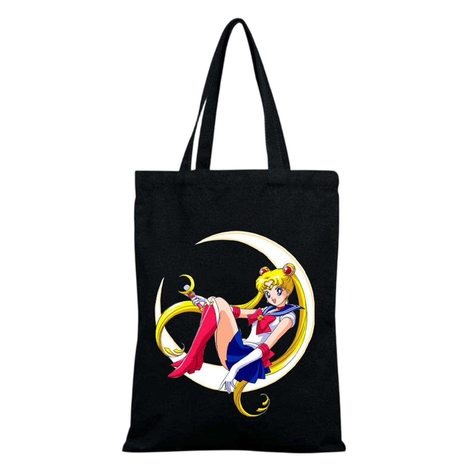 

Cartoon Leisure Out Of Large-capacity Canvas Shopping Bags One Size