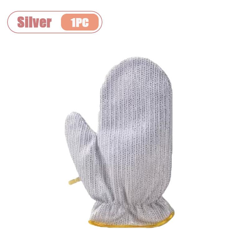

Stainless Steel Wire Dishwashing Gloves Heat Resistant for Kitchen Cleaning Scrubbing Pots Waterproof Durable Household Gloves
