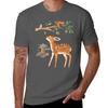 Forest Animals Pink TShirt Sporty Breathable Short Sleeve TShirt