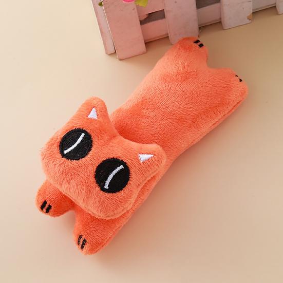 Pet Toy Realistic Animal Shape Bite-Resistant Plush Chew Toy with Catnip Relieves Boredom Simulation Modeling Teeth Cleaning
