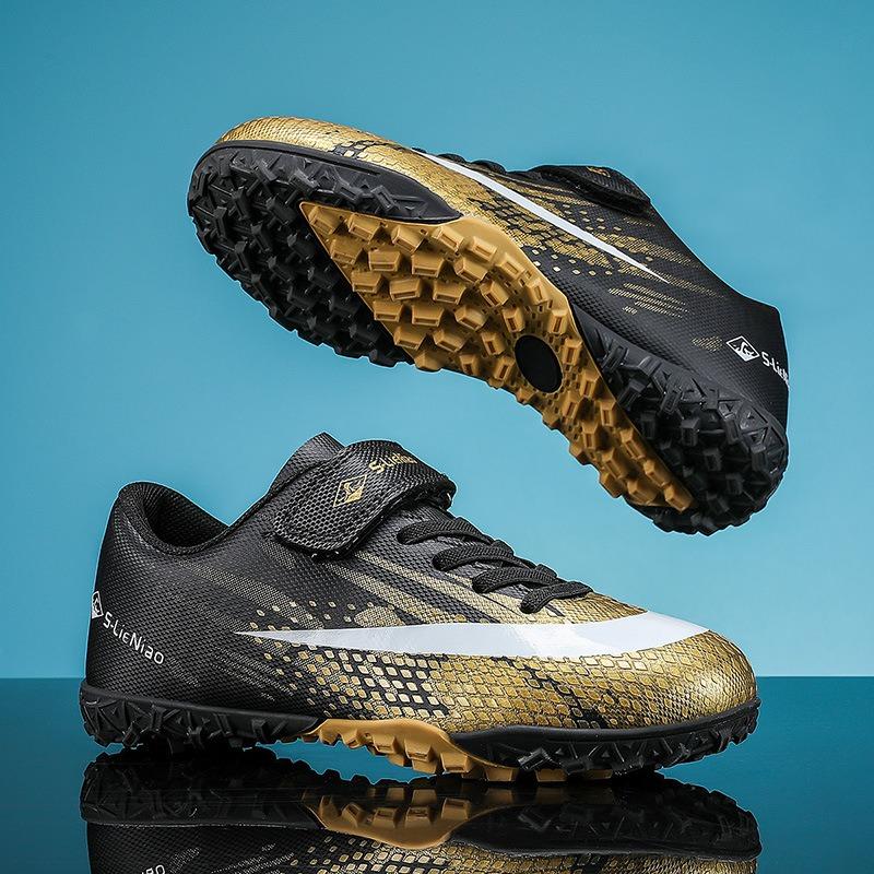 Football shoes children's men's student broken nails artificial grass women's professional game training new shoes light
