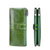 Fashion New Ladies Wallet Leather Casual Long Layer Cowhide Female Clutch