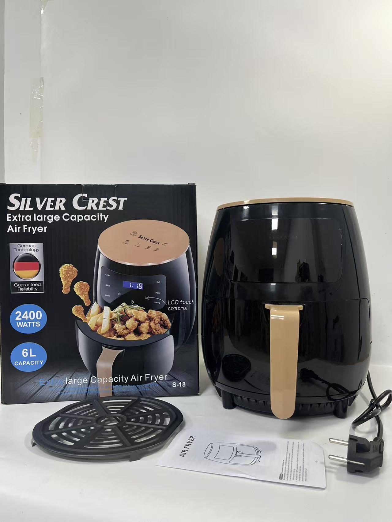 Multi-Capacity Air Fryer: 6L/8L/15L Household Visual Electric Fryer for Fries