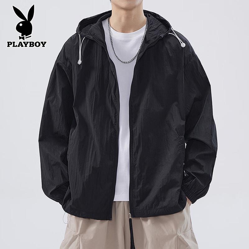 Playboy Men s Ice Silk UPF50+ Sun Protection Jacket 4XL