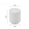 Desktop Trash Can with Lid and Press Type Spring Lid Storage Cleaning Bin