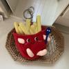 11cm Cute Keychain Decorative Lovely PP Cotton Food