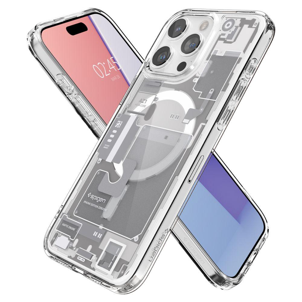 Spigen Ultra Hybrid Mag Magsafe Iphone 15 Pro Zero One White